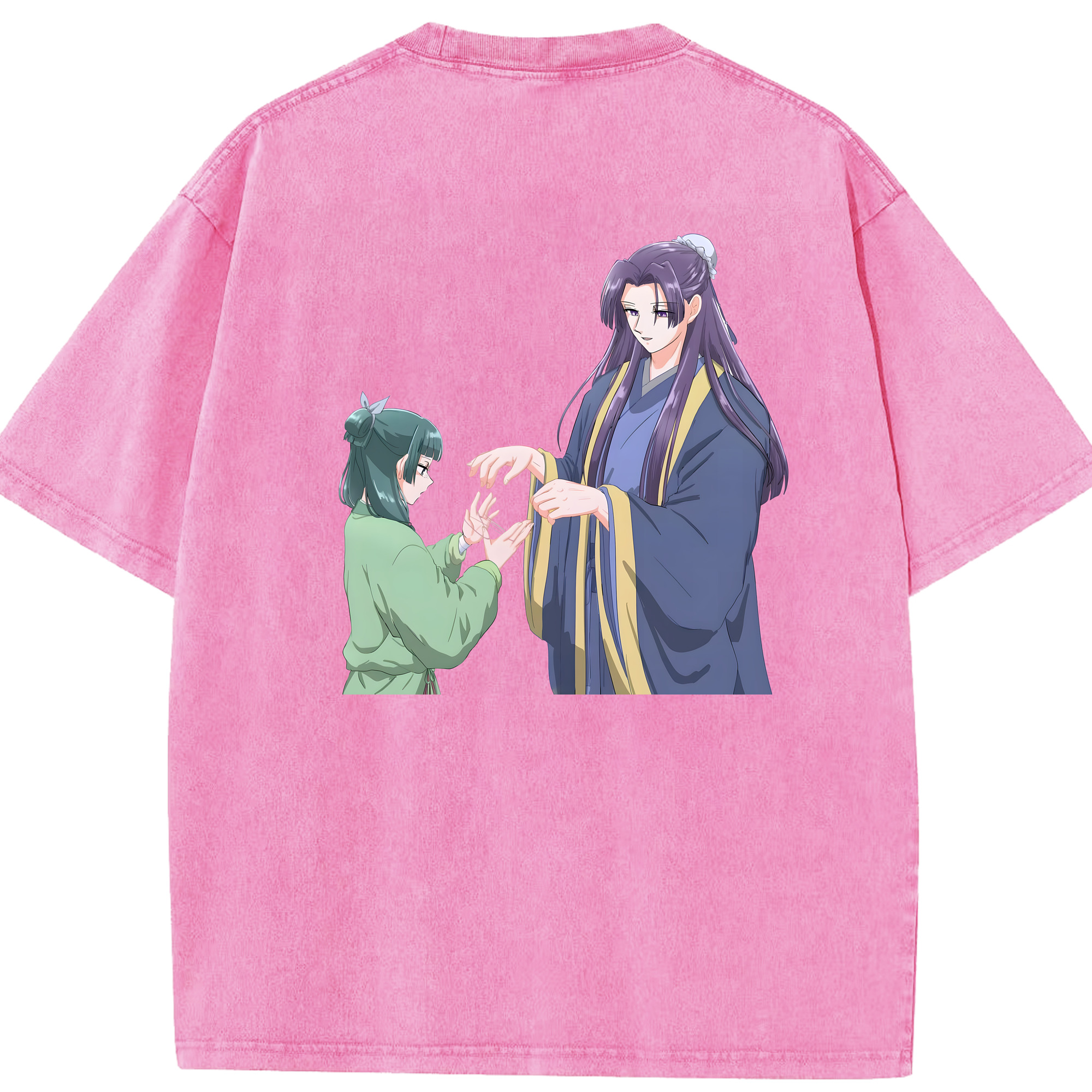 （画像用） 薬屋のひとりごと The Apothecary Diaries 綿100% ヴィンテージ風 半袖Tシャツ（背面プリント）